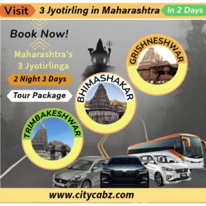 Cab Service for 3 Jyotirlinga in Maharashtra Tour