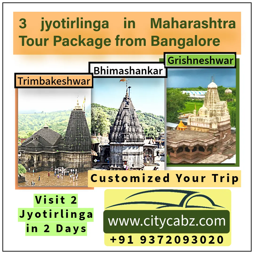 3 Jyotirlinga Tour from Bangalore