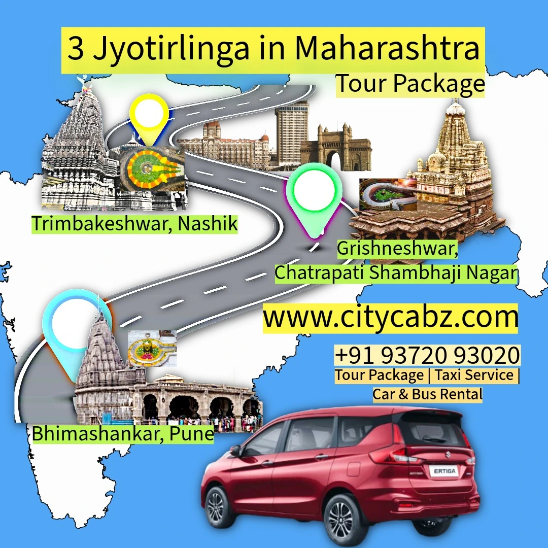 3 Jyotirlinga Tour from Pune